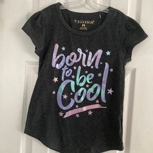 VIGOSS GIRLS BORN TO BE COOL T-SHIRT SIZE M